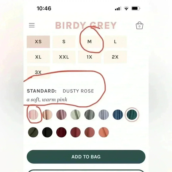 Birdy grey bridesmaid Ash Style dusty rose size medium - Picture 7 of 8